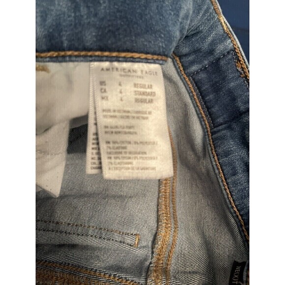 American Eagle Women’s Jeans Next Level Stretch High Rise Jegging Size 4 Regular - Picture 7 of 7
